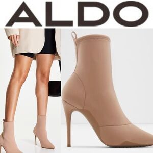 Aldo Women's Cadorehan Beige Ankle Boots